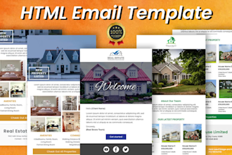 design an HTML email template for an email campaign