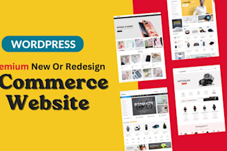 build a wordpress woocommerce website for your business