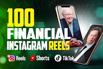 create finance instagram reels and youtube shorts
