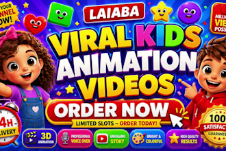 kids learning video animation for kids, nursery rhymes
