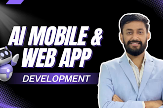 be ai app developer for ai mobile app development and ai website development