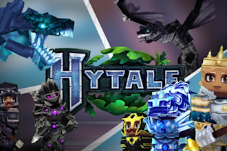 make hytale blockbench  3d design and texture