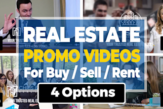 create real estate buy sell rent home videos similar to these