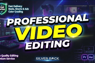 do professional cinematic video editing for social media