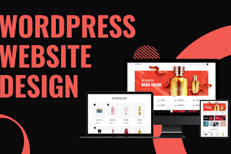 create wordpress website design, wordpress business, wordpress personal website