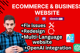 copy, clone, duplicate, set up or fix any issues for ecommerce wordpress website
