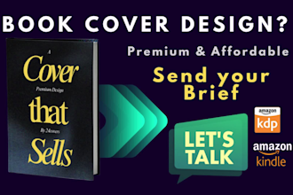 design a catchy book cover for kindle, KDP, and paperback