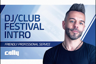 create a professional dj or festival intro