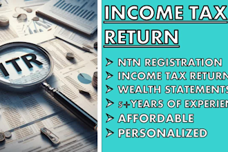 create ntn, file tax returns with fbr pakistan