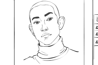 do 2d animation, line art animation, pencil sketch, pencil drawing, vector art