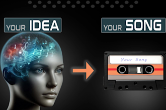 turn your melody lyrics or beat idea into a full ai song