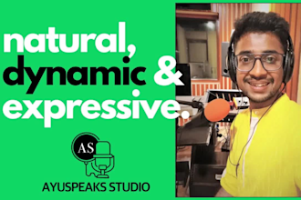 record a real conversational voiceover in hindi