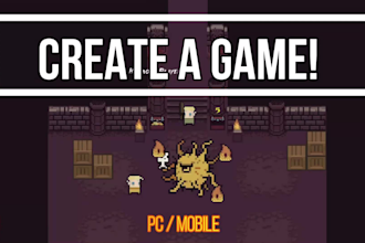 make a 2d game for pc, mobile or web