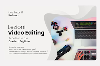 teach you video editing to boost your digital career