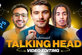 do talking head video editing like iman gadhzi