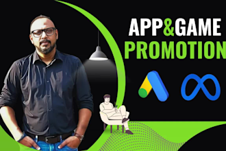run strategic google and meta ads for app and game promotion