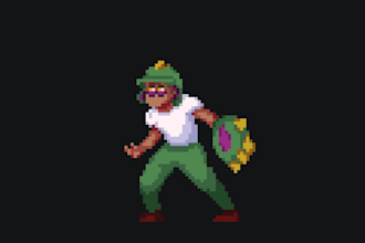 create pixel art animations for your game and projects