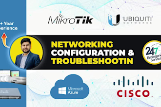 setup cisco, mikrotik, or VPN for your network