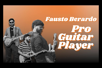 be your pro session guitar player