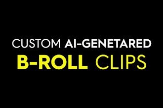 generate custom b roll ai video clips for your projects