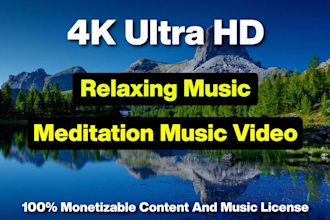 create youtube channel 100 relaxing meditation music videos