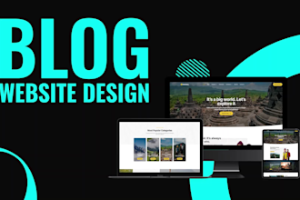 develop wordpress blog website or wordpress magazine and newspaper website