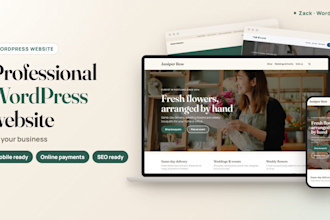 create a restaurant website, catering website or food truck wordpress website