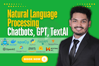 build natural language processing nlp models and text analysis