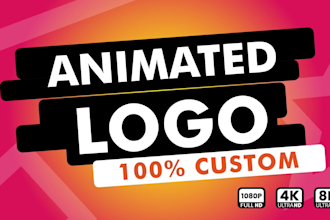 create animated logo, intro outro video