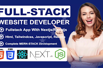 develop full stack websites, be front end developer expert, be backend expert, t