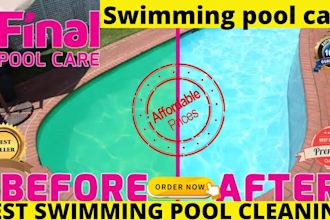 make swimming pool cleaning 2d animation promo ads
