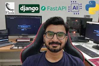 develop websites using flask, fastapi or django