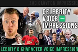 record an amazing celebrity voice impression