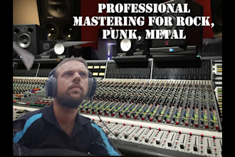 professionaly master your rock, metal or punk songs