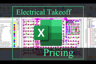 do detailed electrical takeoff and cost estimation, mep all