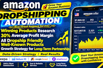 be your amazon dropshipping virtual assistant and store manager