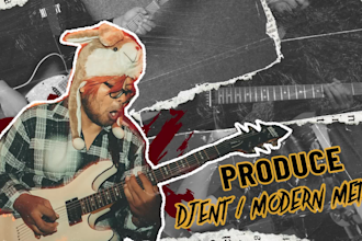 produce a modern metal,cyber metal,djent song for your games