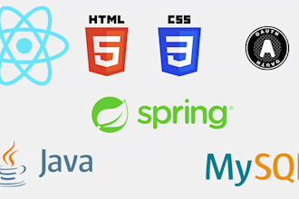 develop scalable fullstack applications with java and react