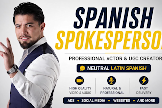 be your spanish spokesperson for business videos