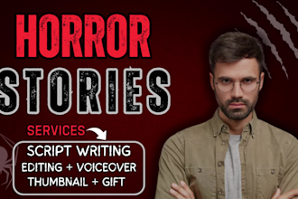 create horror stories video and scary story videos for youtube
