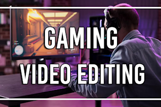 edit your gaming video for youtube