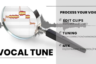 tune, edit and mix your voices and get perfect harmonies