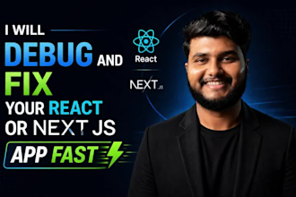 debug and fix your react or next js app fast