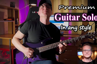 record a custom electric guitar solo for your song