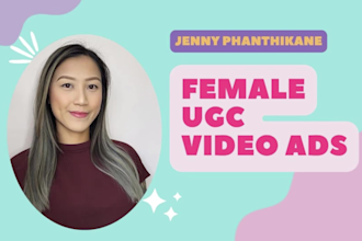 create female ugc spokesperson videos for your social media
