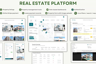build a complete real estate website