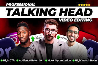 do professional talking head and vsl video editing