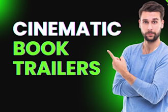 create a book trailer promo video for fantasy, romance, fiction or business book