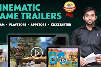 create cinematic game trailer or gameplay promo
