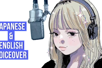 do japanese voice over and voice act in anime style